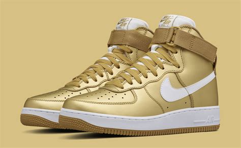 fully gold air force 1